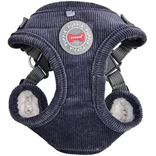 Puppia Classy Harness C, Small, Dark Grey