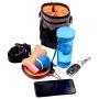 Dog Treat Pouch, Multifunctional Pet Training Pouch Bag with Adjustable Strap for Treats, Dog Toys, Water Bottle, Keys, Phones, Fits Small to Large Dogs