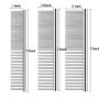 Lamoutor 3 Pack Pet Stainless Steel Combs 3 Size Dog Comb for Dog and Cat Pet