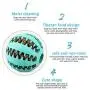 3 Pcs Dog Chew Toys Puppy Teething Chew Ball Toys , IQ Puzzle Interactive Food Dispensing Dog Toys, Natural Rubber Tooth Cleaning Toys Pet Supplies for Small Medium Dogs