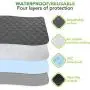 aag Washable Pee Pads for Guinea Pig Dogs Puppy (2 Pack) - Highly Absorbent Reusable Training Pads for Small Animals - Non Slip Bottom - Home and Travel aag Washable Pee Pads for Guinea Pig Dogs Puppy (2 Pack) - Highly Absorbent Reusable Training Pads for Small Animals - Non Slip Bottom - Home and Travel