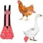 Yagamii Reusable Chicken Duck Diapers,Prevent Defecation in Public Place,Farm Pet Nappy Breathable Equipped with Elastic Band,Poultry Cloth for Chicks Hens Rooster Silkies Bantam