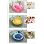 ZZK Cat Bed Avocado Shaped Dog Bed Cushion Modern Green Sleeping Cave Cozy House Pet Nest for Cats Small Dogs with Removable Pillow
