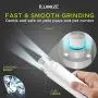 ILUMIZE Dog Nail Grinder Clipper for Small, Medium, or Large-Sized Dogs and Cats - Painless Paw Grooming and Smoothing - Whisper Quiet Technology Motor with 2 Speed Modes - Dual Led Light ILUMIZE Dog Nail Grinder Clipper for Small, Medium, or Large-Sized Dogs and Cats - Painless Paw Grooming and Smoothing - Whisper Quiet Technology Motor with 2 Speed Modes - Dual Led Light