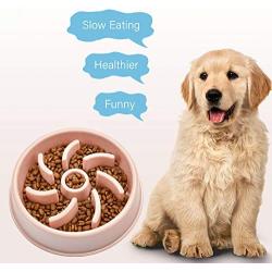 TANDD Slow Feeder Bowl, Anti-Choke Pet Bowls, Pets Water Bowl, Healthy Food Fun for Dog/Puppy