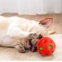 PAWISE Dog Giggle Ball Toy Pet Playing Wobble Ball with Giggle Sound Interactive Dog Toy