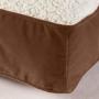 Oscar Orthopedic Small (36 x 24 in.) Mocha Rectangle Pillow Style Dog Bed