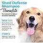 Shed Defender Shed Defense Shampoo for Dogs to Reduce Shedding, w/Omega 3 & 6, Vitamin E, Natural Ingredients & Plant Based, Hypoallergenic Shed Defender Shed Defense Shampoo for Dogs to Reduce Shedding, w/Omega 3 & 6, Vitamin E, Natural Ingredients & Plant Based, Hypoallergenic