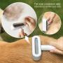 Undercoat Rake for Dogs Prevent Tying Up - Pet Grooming Tool Dog Deshedding Brush Flea Comb Pet Dematting Comb for Gogs and Cats with Thick Fur or Dense Coats