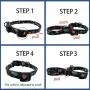 Ebrand Dog Harness, Dog Leash and Dog Collar, Adjustable Step in Small Dog Harness and Puppy Collars, No Pull Dog Leashes, Set for Small Medium Dogs