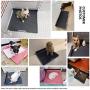 HYERSPACE Integrated Dog Puppy Toilet 17.7”x16.5” Potty Tray Training Pads Holder Enlarged Size by Seamless Splicing Design for Large and Small Dogs Urine and Poop Collection Easy to Train and Clean