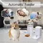 XingCheng-Sport Automatic Pet Feeder Small&Medium Pets Automatic Food Feeder and Waterer Set 3.8L, Travel Supply Feeder and Water Dispenser for Dogs Cats Pets Animals