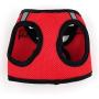The Worthy Dog Step-in Sidekick Harness with Padded Mesh Velcro Adjustable, Outdoor, Easy Walk Vest Fits Small, Medium and Large Dogs-Red Color