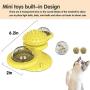 Anthony Bishop Windmill-Cat-Toy,Pet Interactive Training Teasing Toys