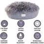Ushang Pet Premium Faux Long Fur Calming Cuddler Orthopedic Round Dog Sofa Bed, Self-Warming Shag Dog Cushion Donut Bed for Medium & Large Dog (Large 36 inch, Gray) Ushang Pet Premium Faux Long Fur Calming Cuddler Orthopedic Round Dog Sofa Bed, Self-Warming Shag Dog Cushion Donut Bed for Medium & Large Dog (Large 36 inch, Gray)