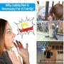 Banister Guard, Safe Rail, Deck Balcony & Stairway Safety Net for Indoor and Outdoor 10ft L x 2.5ft H - Baby Proofing, Child Safety, Stair Railing Net; Pet; Toy; Protector