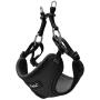 PUPTECK Harness for Small Dogs - Leash Set Adjustable Soft Mesh Pet Vest for Walking Black