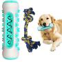 Dog Toothbrush Chewing Toy. Dog Tooth Cleaning Toy Toothbrush Stick. Indestructible. Combined with The Groove Design of Canine Teeth, it can Effectively Help Dogs Dental Care and Avoid Oral Diseases