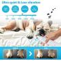 Dog Nail Grinder with LED Light,Cordless Cat Nail File Clipper with 2-Speed Noise-Free Rechargeable Pet Claw Grinder,Safe Quiet Painless Dog Nail Trimmer Dogs Cats-Low Power Consumption