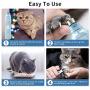 Petural Dog Nail Grinder, Upgraded Quiet Dog Nail Trimmer, 2-Speed Electric Pet Nail Grinder with Premium Dog Clipper for Medium Small Dogs Cats Grooming Trimming