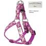 Rnker Step-in Harnesses, no Pull, Flowers Pattern hot Stamping, Neoprene Padded, Adjustable Walking, Training Dog Harness