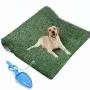 KZNANZN Dog Grass Pad Large Artificial Grass (39.4x31.5), Dog Grass Pee Mats for Indoor Outdoor Use,Puppy Training Washable Replacement Turf - with a Dog Poop Shovel