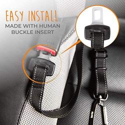 Mighty Paw Dog Seat Belt | Pet Safety Belt, Created with Human Seatbelt Material. All-Metal Hardware with Adjustable Length Strap. Keep Your Dog Secure in The Car