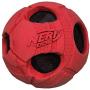 Nerf Dog Bash Rubber Wrapped Tennis Ball Dog Toy, Lightweight, Durable and Water Resistant, 2 Inches, for Small/Medium Breeds, Single Unit, Red