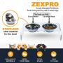 ZEXPRO Acrylic Elevated Pet Bowls - Raised Clear Feeding Stand for Cats and Small Dogs - 2 Stainless Steel Food Container No Splash, Spill, Messy Floors Feed Pedestal