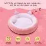 CROWNY Cat Bed Round Pet Bed for Cats, Kittens, Puppies and Small Dogs / 18.5 inch Washable Pet Bed with Waterproof Bottom CROWNY Cat Bed Round Pet Bed for Cats, Kittens, Puppies and Small Dogs / 18.5 inch Washable Pet Bed with Waterproof Bottom