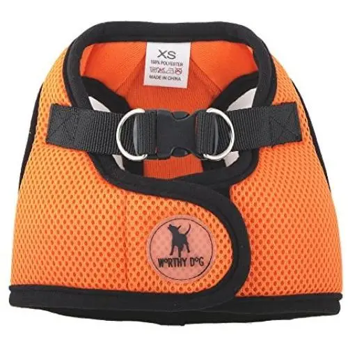 The Worthy Dog Sidekick Harness, Orange, XXL The Worthy Dog Sidekick Harness, Orange, XXL