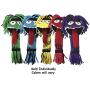 MPP Silly Rope Monster Dog Toys Funny Squeaker Fetch Tugs Assorted Colors 13'' Long