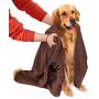 NLUJGYAV Dog Towel Super Absorbent Large Microfiber Fast Dry Plush Soft Towels for Large Medium Small Dogs and Cats Pet Swimming Beach Travel Shower Bath Towel Machine Washable