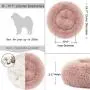 Calming Dog Bed for Small Medium Dogs with placemat Attached - Cozy Pet Bed Set for Pug Dog Puppies and Kitten Cats Collapsible Anti-Dust Anti-Slip Calming Dog Bed for Small Medium Dogs with placemat Attached - Cozy Pet Bed Set for Pug Dog Puppies and Kitten Cats Collapsible Anti-Dust Anti-Slip