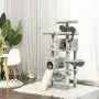 Hey-brother 63 Multi-Level Cat Tree, King Cat Condo with Cozy Perches, Stable Cat Tower Pet Play House