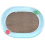 GOHOO PET Cat Scratching Pad Cardboard Cat Tracks Toy Ball Cats Scratching Toy Kitten Scratcher with Interactive Exercise Training Mouse