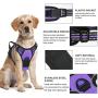 Vovodog Dog Harness No-Pull Pet Harness, Adjustable Outdoor Walking Pet Reflective Oxford Soft Vest with 2 Metal Rings and Handle Easy Control for Small Medium Large Dogs…