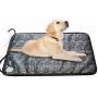 Pet Heating Pad Large, Dog Cat Electric Heating Pad Indoor Waterproof Adjustable Warming Mat with Chew Resistant Steel Cord (28 x17.7 in)