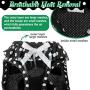 PUPTECK Puppy Harness and Leash Set for Small Dogs Cats - Soft Mesh Adjustable No Pull Dog Vest Harness with Cute Polka Dot and Bowknot