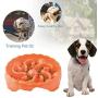 JUSTPET Slow Feeder Dog Bowl Interactive Bloat Stop Dog Food Water Feed Bowl Anti Choking Slow Eating Drinking Non-Skid Pet Feeding Bowl Eco-Friendly Durable Anti-Static & Anti-Dust PP Material