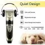 Kozart All-in-1 Dog Clipper, Electric Cordless Pet Hair Trimmer for Dog Cat, Silent Rechargeable Pet Grooming Tool, Wireless Pet Clipper Grooming Kit with Scissor, Nail Clipper for Dog, Cat