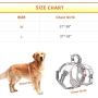 Mihachi Secure Dog Harness - Escape-Proof Reflective Dogs Vest with Lift Handle for Training Outdoor Adventures