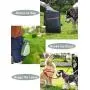 Portable Pooper Scooper with 270pcs Dog Poop Bags Refill, Expandable Dog Poop Scoop with Carabiner, Sanitary Pet Waste Cleaner, Dog Poop Scooper with Waste Bags in Dispenser