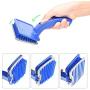 Lucco Self Cleaning Slicker Brush, Pet Sheeding Grooming Brush For Dogs and Cats Gently Removes Sheeding Loose Hair Easy to Clean