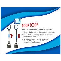 OUT! One Handed Dog Poop Scoop