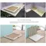 HORV Dog Puppy Potty, Pet Pee& Poop Training Tray, Dog Pad Holder, Anti-Spray Litter Box, Easy Clean Easy Training Toilet, Dog Training Grass Replacement HORV Dog Puppy Potty, Pet Pee& Poop Training Tray, Dog Pad Holder, Anti-Spray Litter Box, Easy Clean Easy Training Toilet, Dog Training Grass Replacement