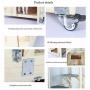 Beds Pet Wooden Cat Cage Pet Coop with Movable Universal Wheel Cat Hutch Small Animal House for Indoor Multi-Tier Cat Home Run-anmy