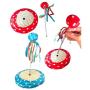TINYS PET PRODUCTS Kitty Punch Ball With Scratching Post Pack of 2