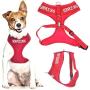 SERVICE DOG (Do Not Disturb/Dog Is Working) Blue Color Coded Non-Pull Front and Back D Ring Padded and Waterproof Vest Dog Harness PREVENTS Accidents By Warning Others Of Your Dog In Advance