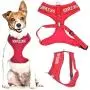 SERVICE DOG (Do Not Disturb/Dog Is Working) Blue Color Coded Non-Pull Front and Back D Ring Padded and Waterproof Vest Dog Harness PREVENTS Accidents By Warning Others Of Your Dog In Advance